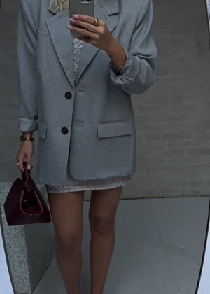 Paulia Melange blazer Grey/Blue Melange Gestuz 